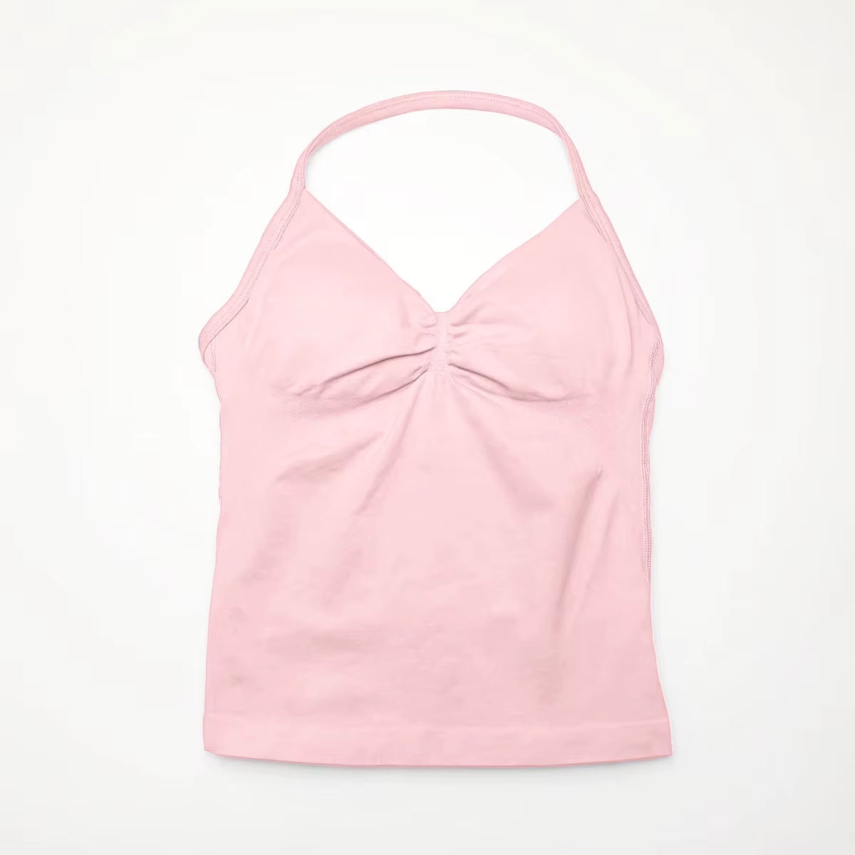 Longline Strappy Top Sports Yoga Vest Women'S Fitness Tank Top Gym Beautiful Open Back Bra Running Workout Halter