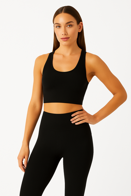 Ribbed Seamless Gym Set - DLUX Blank