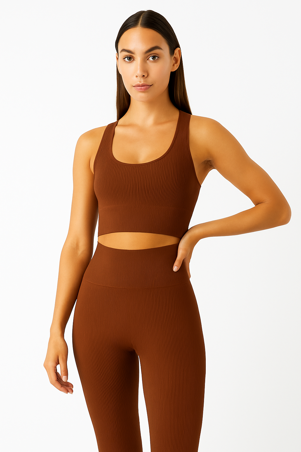 Ribbed Seamless Gym Set - DLUX Blank