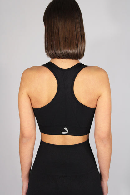 ACTIVE SPORTS BRA - BLACK