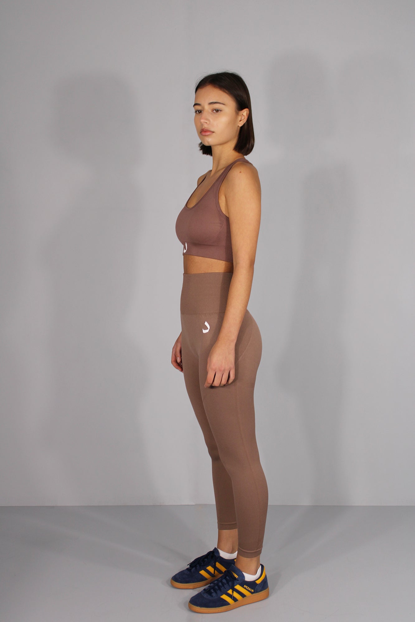 ACTIVE LEGGINGS - CHESTNUT BROWN