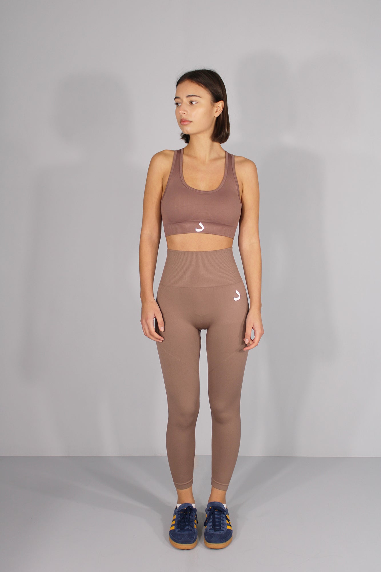 ACTIVE LEGGINGS - CHESTNUT BROWN
