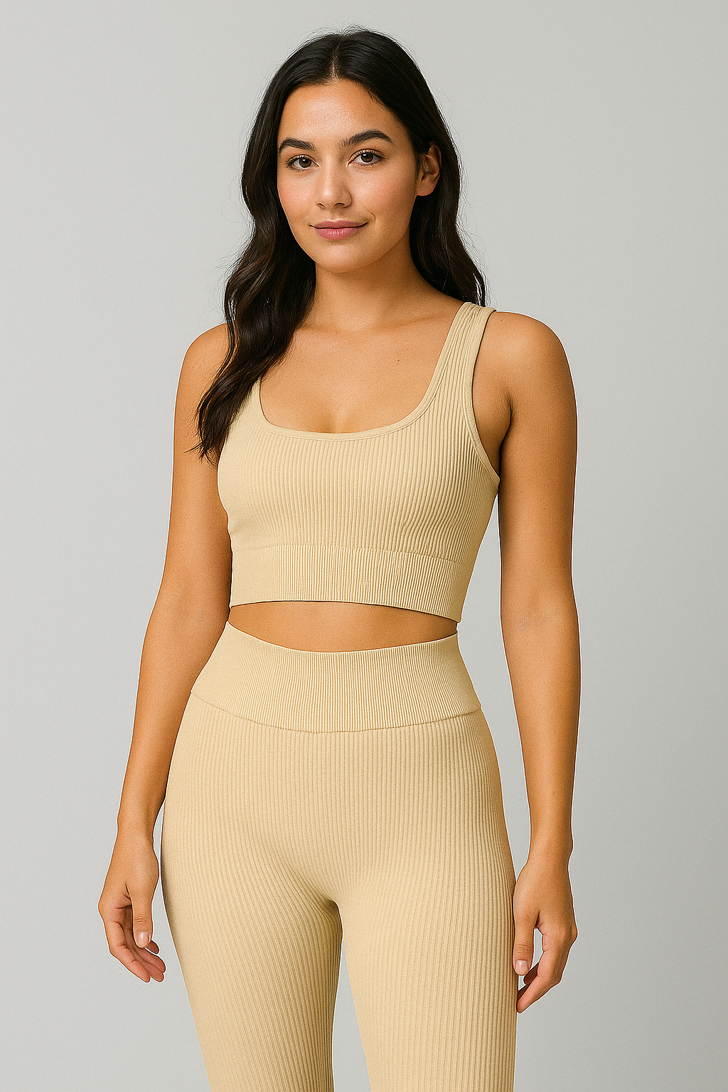 Ribbed Seamless Gym Set - DLUX Blank