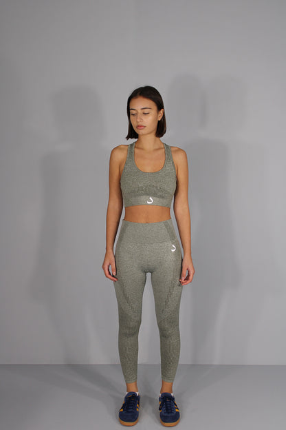 SEAMLESS LEGGINGS - OLIVE GREEN