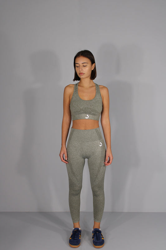 SEAMLESS LEGGINGS - OLIVE GREEN