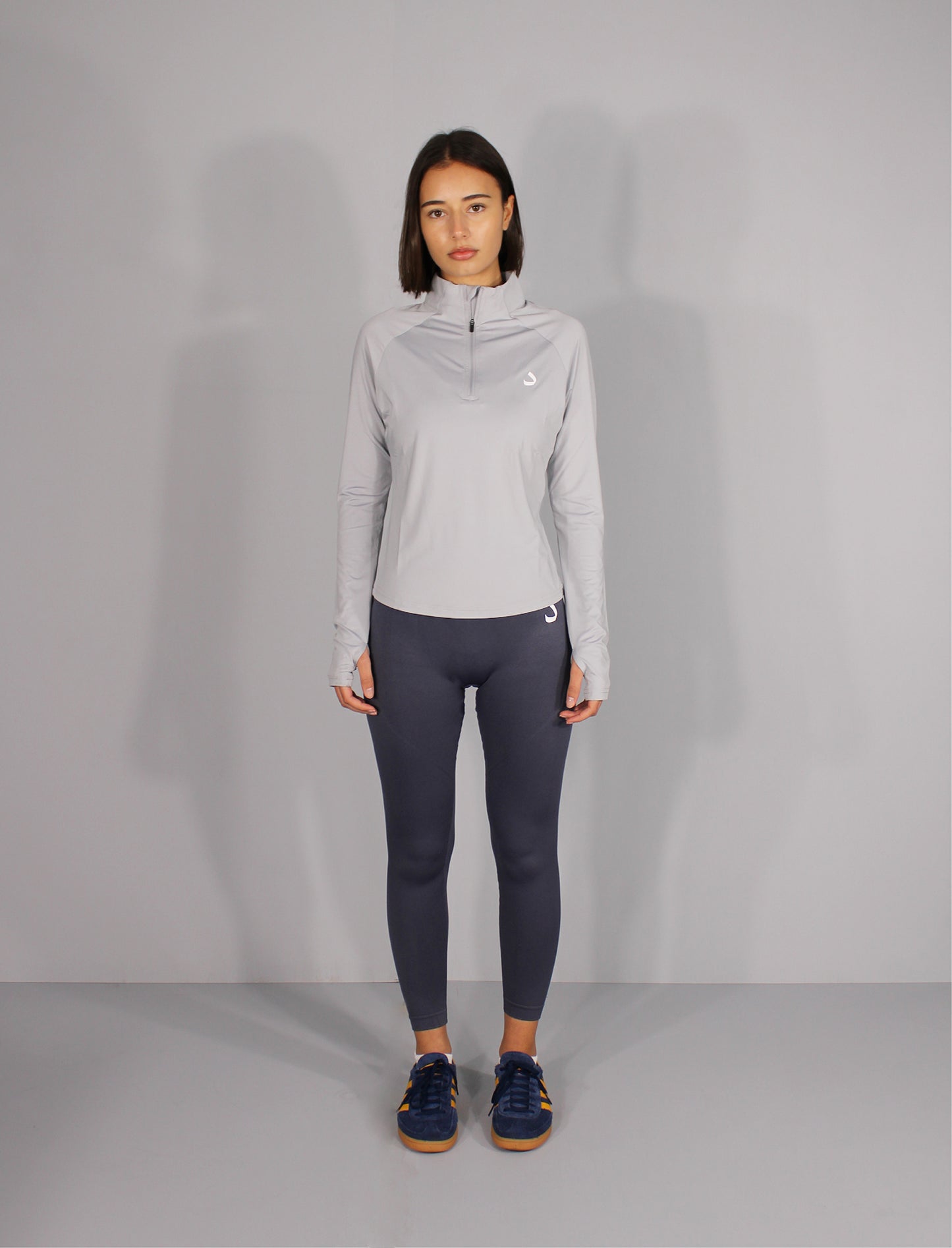 QUATER ZIP HALF-ZIPS - GREY