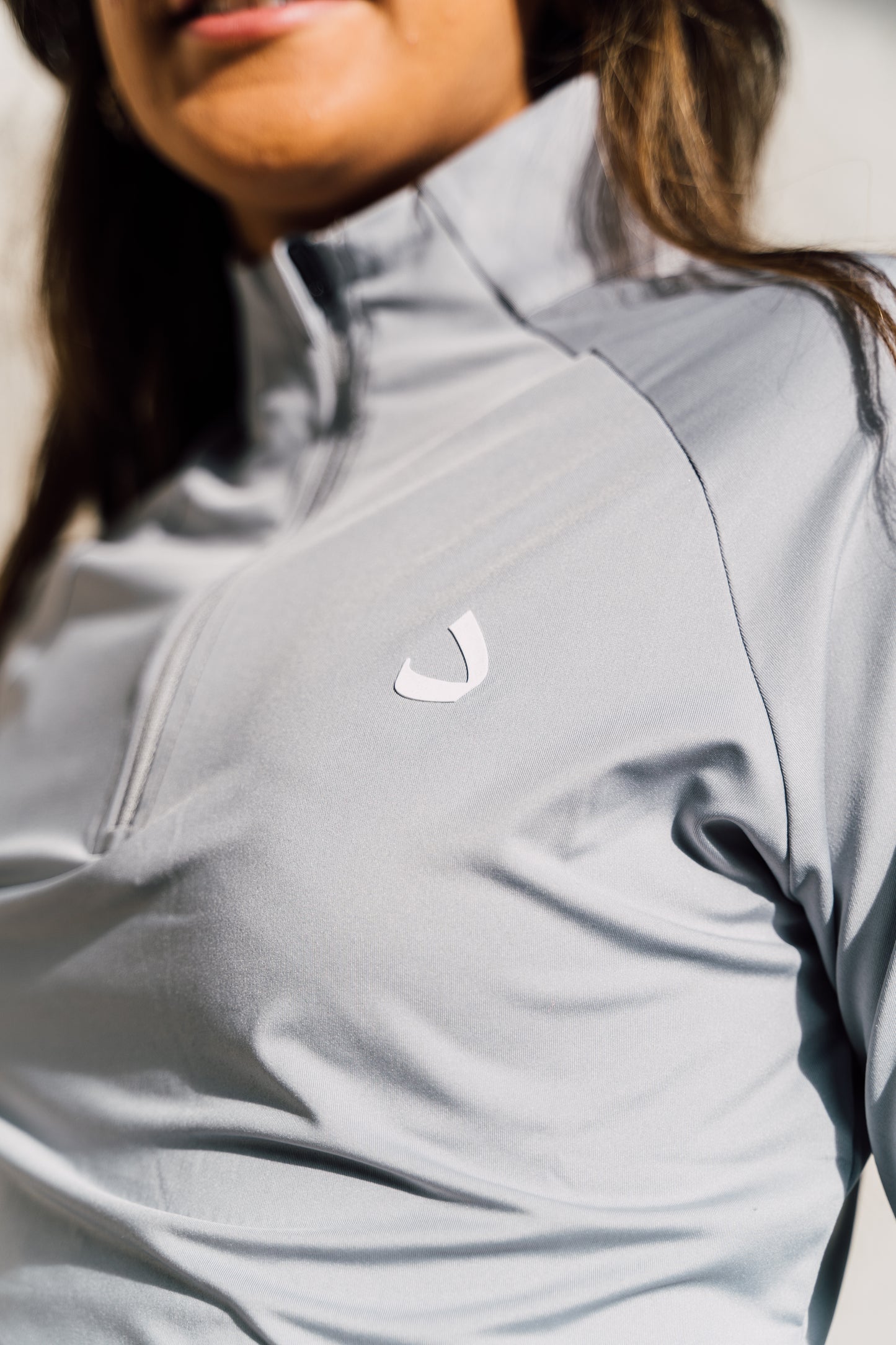 QUATER ZIP HALF-ZIPS - GREY