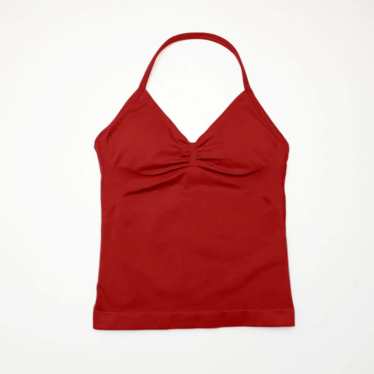 Longline Strappy Top Sports Yoga Vest Women'S Fitness Tank Top Gym Beautiful Open Back Bra Running Workout Halter