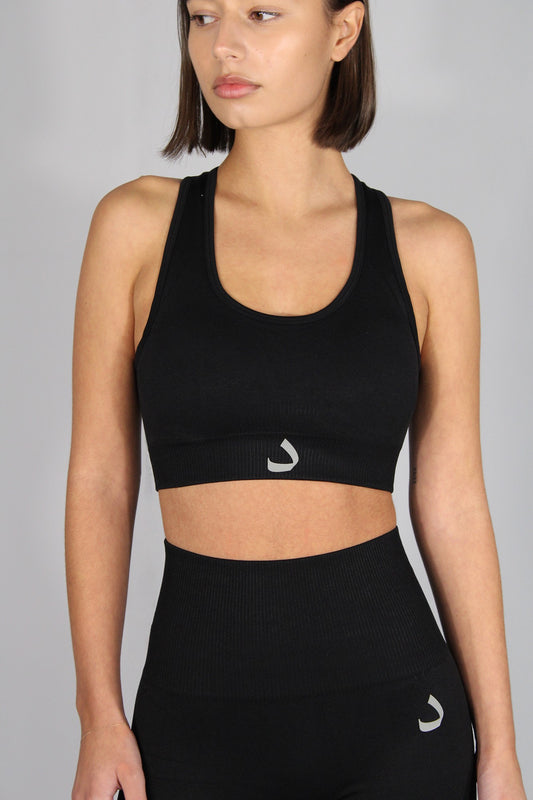 ACTIVE SPORTS BRA - BLACK