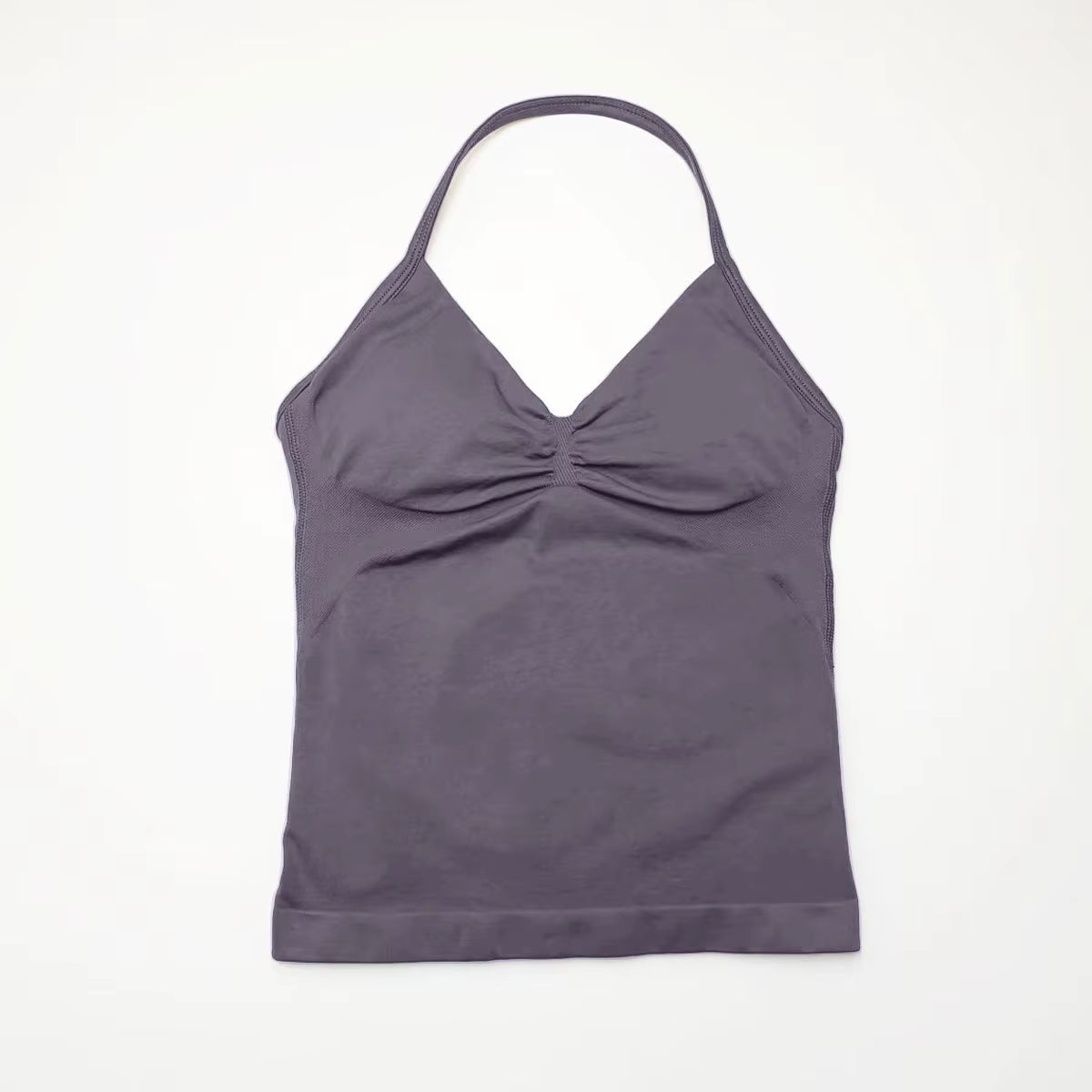 Longline Strappy Top Sports Yoga Vest Women'S Fitness Tank Top Gym Beautiful Open Back Bra Running Workout Halter